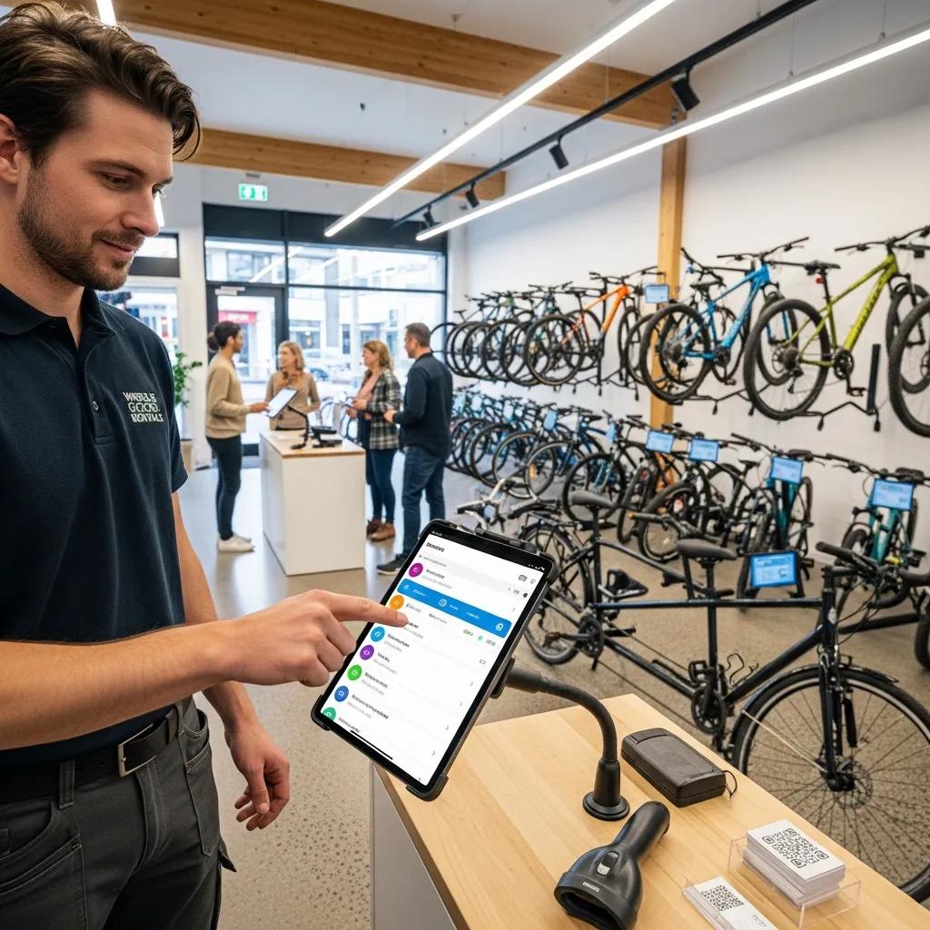 bike shop rental with QR.webp